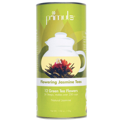 Primula Gift Set of 12 Assorted Green Tea With Fresh Jasmine Flowers