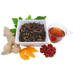 Ginger Pu erh Organic Loose Leaf Tea